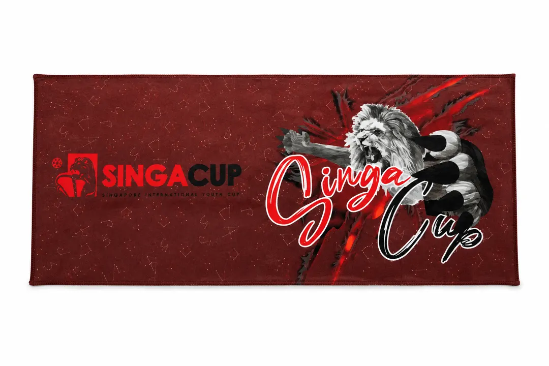 SingaCup 2026 Sports Towel — Design 1